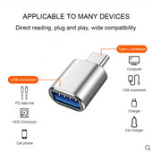RYRA OTG Adaptor tip C la conector USB 3.0 Cablu de date Convertor masculin la femel Adaptoare USB C pentru MacBook Samsung Ultra Note