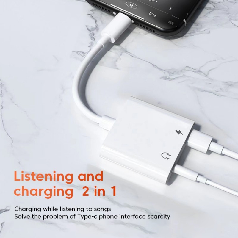 C típusú adapter Huawei Mate 40 Pro Xiaomi Samsung S22 S21 Plus USB C-hez 3,5 mm-es jack audio töltő Splitter Typec átalakítóhoz