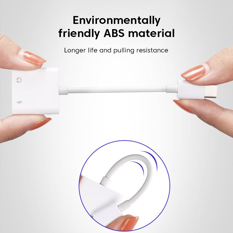 C típusú adapter Huawei Mate 40 Pro Xiaomi Samsung S22 S21 Plus USB C-hez 3,5 mm-es jack audio töltő Splitter Typec átalakítóhoz