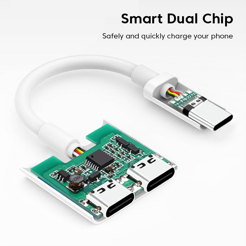 C típusú adapter Huawei Mate 40 Pro Xiaomi Samsung S22 S21 Plus USB C-hez 3,5 mm-es jack audio töltő Splitter Typec átalakítóhoz