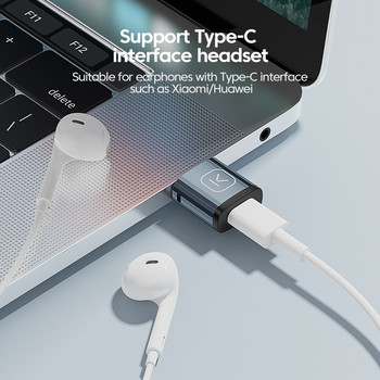 Μετατροπέας KUULAA USB 3.0 Type-C OTG Τύπος C USB C Μετατροπέας αρσενικού σε USB θηλυκό για Macbook Xiaomi Samsung S20 USBC OTG Connector