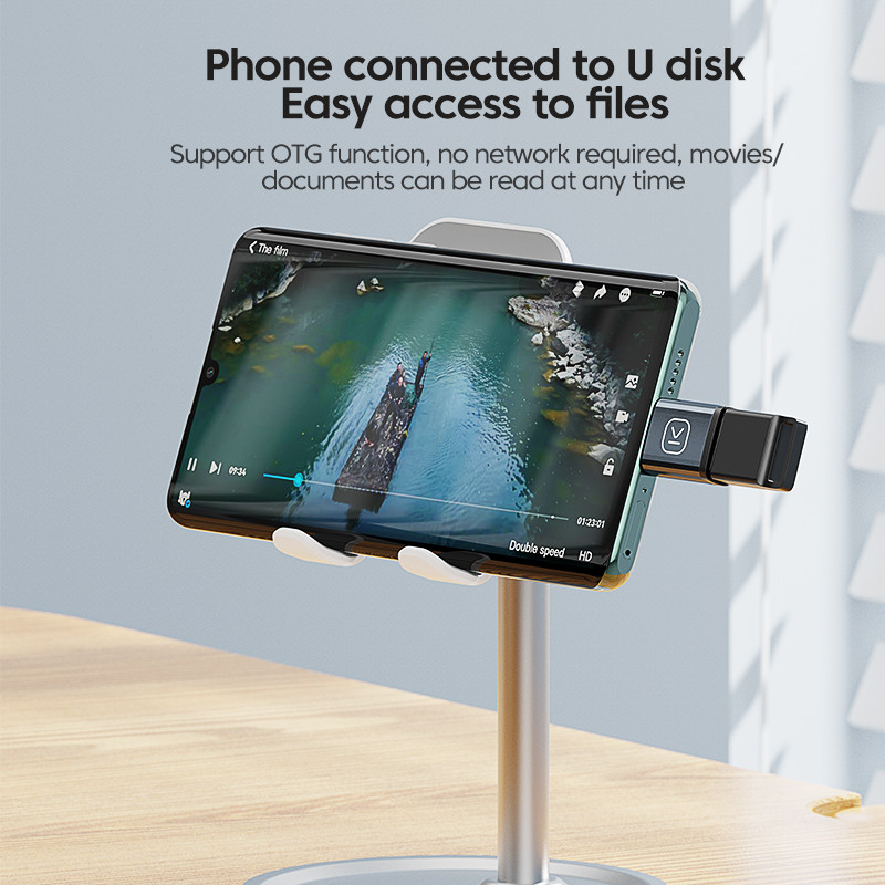 KUULAA USB 3.0 Type-C OTG Adapter Type C USB C dugó-USB anya konverter Macbook Xiaomi Samsung S20 USBC OTG csatlakozóhoz