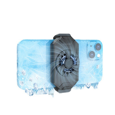 Telefon mobil alimentat prin USB, ventilator de răcire cu disipare a căldurii, clemă din spate, răcitor de joc pentru telefon mobil, radiator rece pentru iPhone/Xiaomi/Poco F3