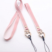 2021 Curele pentru telefon mobil Heart Love Suport pentru telefon Snur pentru chei Suport insigne de identificare Ghepard Curele pentru gât pentru telefon 42 cm