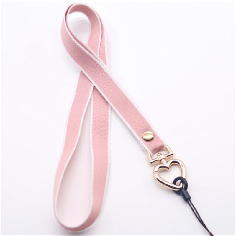 2021 mobiltelefon szíjak Heart Love telefontartó Kulcs zsinór Gepárd azonosító jelvénytartó telefon nyakpántok 42 cm