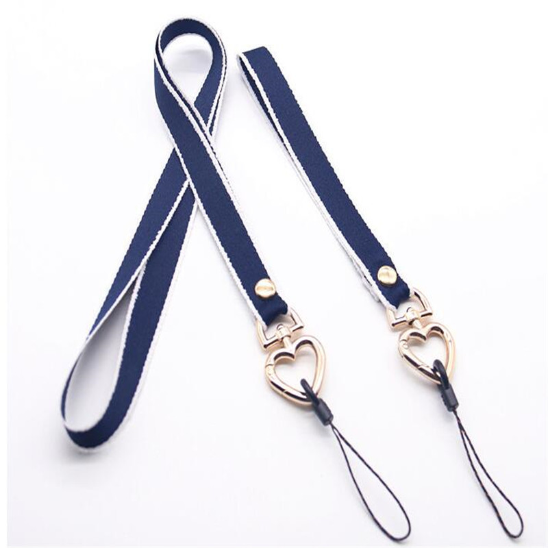 2021 mobiltelefon szíjak Heart Love telefontartó Kulcs zsinór Gepárd azonosító jelvénytartó telefon nyakpántok 42 cm