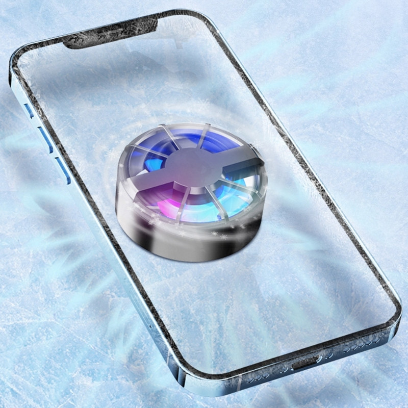 Vezeték nélküli telefon hűtőventilátor, mágneses mobiltelefon hűtő, hordozható játék félvezető hűtés K1KF