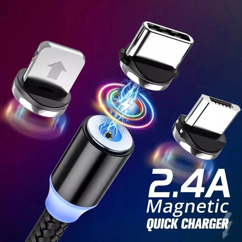 1/5 KOM Univerzalni magnetski vrhovi za okrugli magnetski kabel Tip C Micro USB Magnet Zamjenski dijelovi Adapter za utikač za prašinu