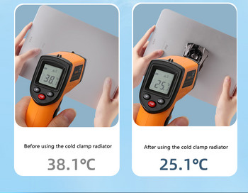Вентилатор за охлаждане на мобилен телефон Геймпад Дръжка за игра Радиатор Охладител за мобилен телефон Мини вентилатори за охлаждане за IPhone Samsung Huawei Xiaomi