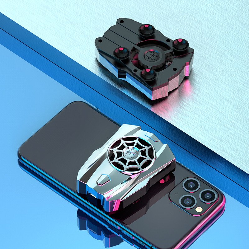 Mobiltelefon hűtőventilátor Gamepad játék fogantyú Radiátor Mobiltelefon hűtő Mini hűtőventilátorok iPhone-hoz Samsung Huawei Xiaomi