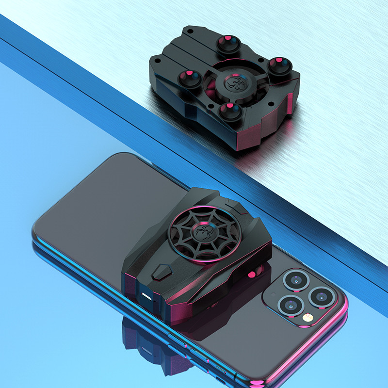 Mobiltelefon hűtőventilátor Gamepad játék fogantyú Radiátor Mobiltelefon hűtő Mini hűtőventilátorok iPhone-hoz Samsung Huawei Xiaomi