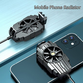 Mini ventilator mobil portabil Radiator Turbo Hurricane Răcitor pentru jocuri Telefon mobil Transmisie în direct în aer liber Radiator