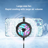Mini ventilator de răcire universal portabil pentru telefon mobil Radiator USB portabil Ventilator de răcire pentru gamepad pentru gaming pentru iPhone/Samsung/Xiaomi