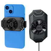 Ventilator de răcire pentru telefon mobil portabil cu braț cu clemă cu semiconductor Radiator USB pentru telefon Ventilator de răcire cu 9 lame pentru jocuri SmartPhone Radiator