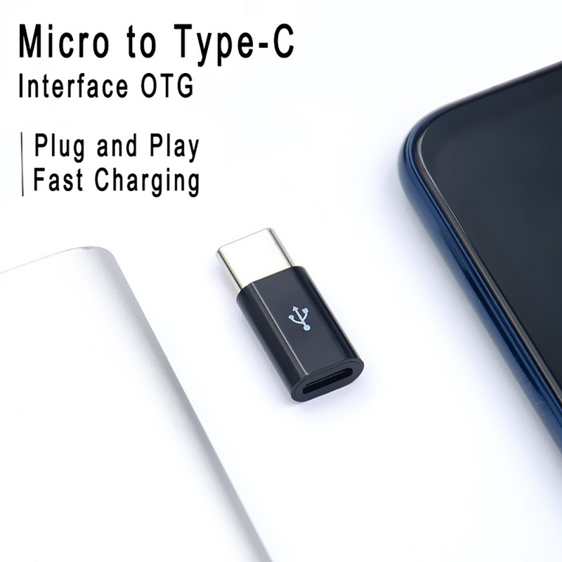 Micro USB anya-C típusú apa adapter Xiaomi Mi 8 Redmi Note 7 Huawei P20 P30 Lite Oneplus 6 Samsung Galaxy A7 S8 Plus S9 készülékhez