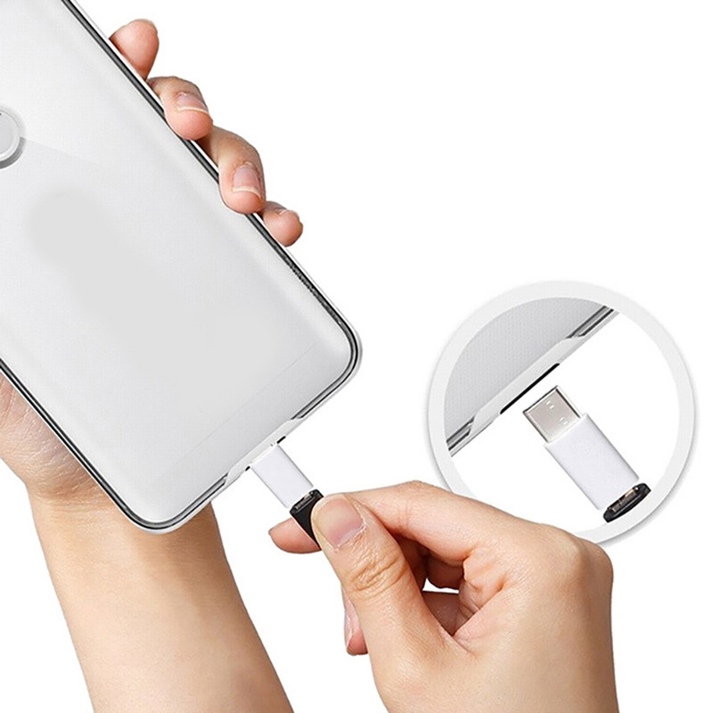 Micro USB anya-C típusú apa adapter Xiaomi Mi 8 Redmi Note 7 Huawei P20 P30 Lite Oneplus 6 Samsung Galaxy A7 S8 Plus S9 készülékhez