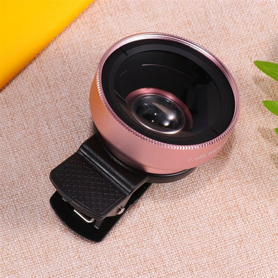 Lentila 2 în 1 pentru telefon mobil 0,45x cu unghi larg Macro HD lentilă pentru cameră pentru iPhone 12 11 8 7 6 XS Huawei Xiaomi Samsung
