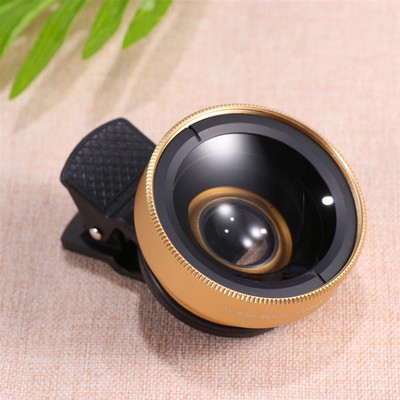 Lentila 2 în 1 pentru telefon mobil 0,45x cu unghi larg Macro HD lentilă pentru cameră pentru iPhone 12 11 8 7 6 XS Huawei Xiaomi Samsung