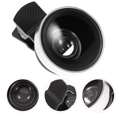 Lentila 2 în 1 pentru telefon mobil 0,45x cu unghi larg Macro HD lentilă pentru cameră pentru iPhone 12 11 8 7 6 XS Huawei Xiaomi Samsung
