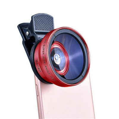 Obiectiv portabil pentru telefonul mobil, obiectiv cu unghi larg de 0,45X și obiectiv pentru cameră macro HD, universal pentru iPhone 6s, telefon Android 2023, vânzare la cald