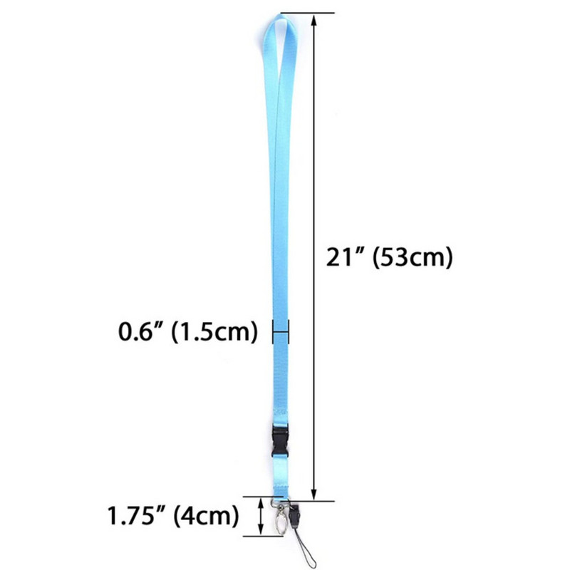 Levehető színes telefon akasztókötél elvesztést megelőző mellkasi címke személyi igazolvány nyakpánt erős fém csat mobiltelefon szíj