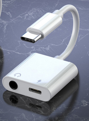 2 σε 1 Διπλός διαχωριστής USB DAC Fast Charge Type-C Τροφοδοτικό Τροφοδοτικό USB 3.0 Εξωτερικό Για κινητό τηλέφωνο macbook Android