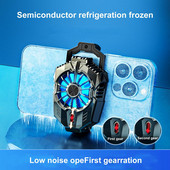 Interfață tip C Sistem util de răcire pentru jocuri Ventilator de răcire rapidă 5V/2A Răcitor pentru telefon Instalare simplă Accesorii pentru telefon