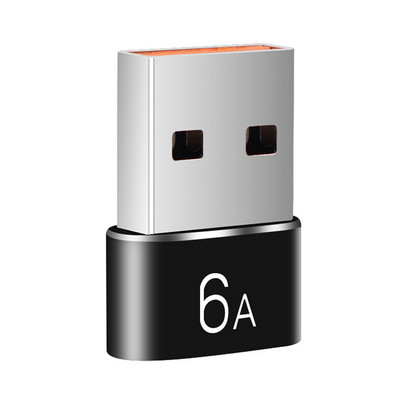 6A Adaptor de încărcare rapidă USB la tip C OTG Adaptor USB mascul la tip C femelă pentru MacBook Samsung Xiaomi Conector convertizor de date