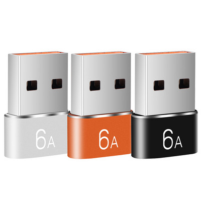 6A Adaptor de încărcare rapidă USB la tip C OTG Adaptor USB mascul la tip C femelă pentru MacBook Samsung Xiaomi Conector convertizor de date
