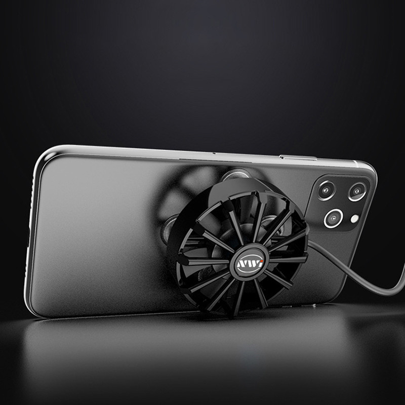 Állítható mobiltelefon-hűtőtartó Hordozható mágneses játéktelefon-radiátor Levehető hűtőventilátor szívókorongos hűtőborda