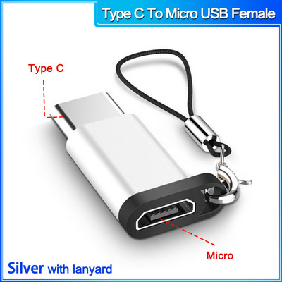 Conector micro usb mascul la tip c femelă pentru Macbook Xiaomi tip C la Adaptor OTG USB 3.0 pentru convertizor Samsung USB C la micro