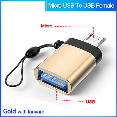 Conector micro usb mascul la tip c femelă pentru Macbook Xiaomi tip C la Adaptor OTG USB 3.0 pentru convertizor Samsung USB C la micro