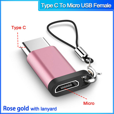 Conector micro usb mascul la tip c femelă pentru Macbook Xiaomi tip C la Adaptor OTG USB 3.0 pentru convertizor Samsung USB C la micro