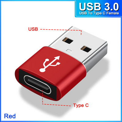 Conector micro usb mascul la tip c femelă pentru Macbook Xiaomi tip C la Adaptor OTG USB 3.0 pentru convertizor Samsung USB C la micro