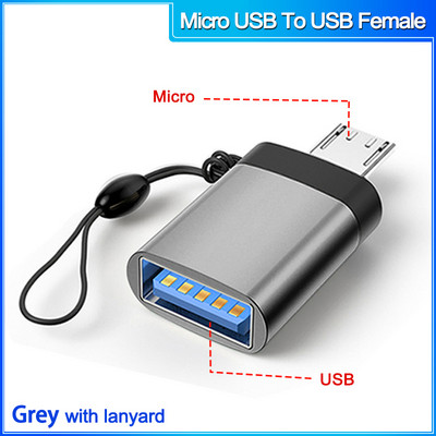 Conector micro usb mascul la tip c femelă pentru Macbook Xiaomi tip C la Adaptor OTG USB 3.0 pentru convertizor Samsung USB C la micro