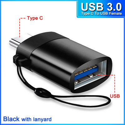 Conector micro usb mascul la tip c femelă pentru Macbook Xiaomi tip C la Adaptor OTG USB 3.0 pentru convertizor Samsung USB C la micro