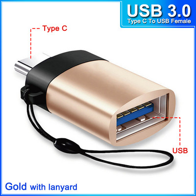 Conector micro usb mascul la tip c femelă pentru Macbook Xiaomi tip C la Adaptor OTG USB 3.0 pentru convertizor Samsung USB C la micro
