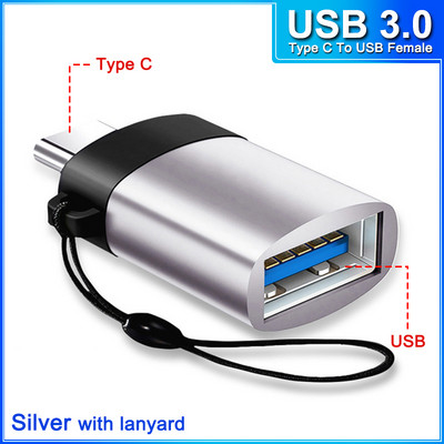 Conector micro usb mascul la tip c femelă pentru Macbook Xiaomi tip C la Adaptor OTG USB 3.0 pentru convertizor Samsung USB C la micro