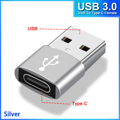 Conector micro usb mascul la tip c femelă pentru Macbook Xiaomi tip C la Adaptor OTG USB 3.0 pentru convertizor Samsung USB C la micro