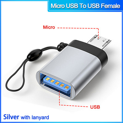 Conector micro usb mascul la tip c femelă pentru Macbook Xiaomi tip C la Adaptor OTG USB 3.0 pentru convertizor Samsung USB C la micro