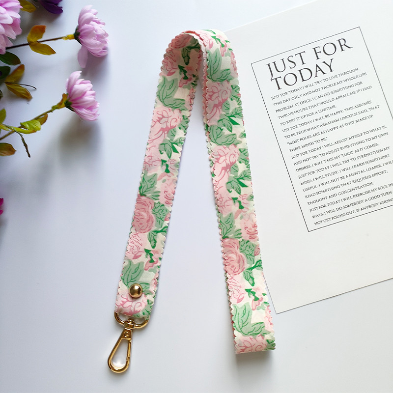 Telefontok Fülkötél telefonkanál Munkacímke Lanyard Rózsaszín telefonbűvös kiegészítők