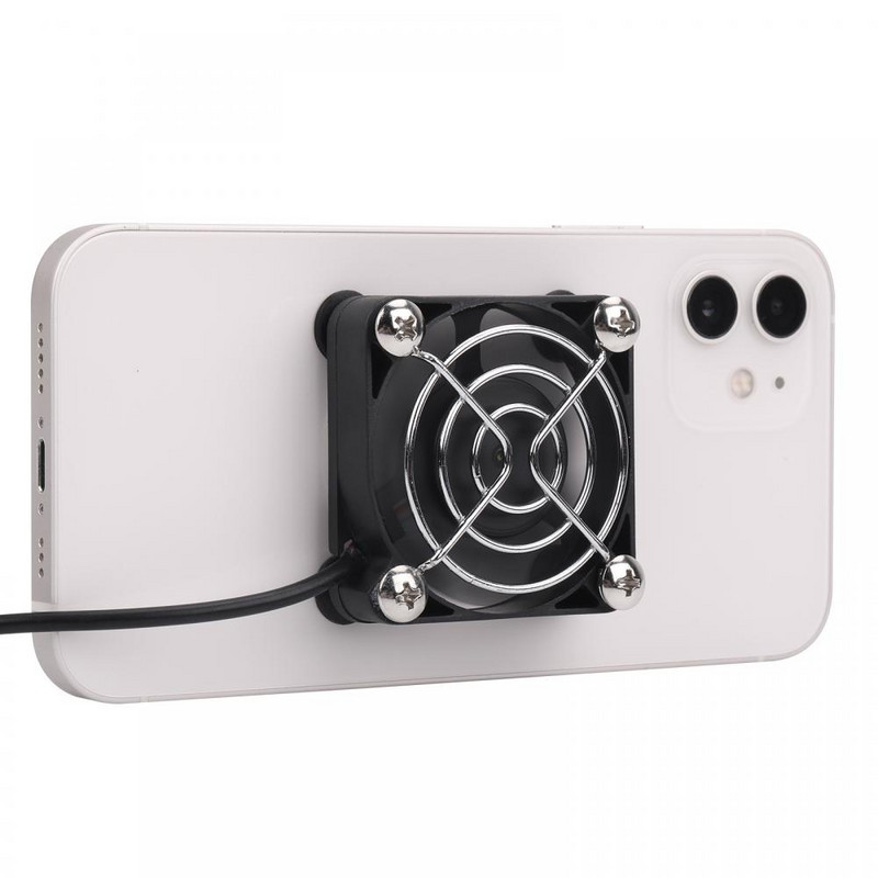 RYRA mobiltelefon hűtőventilátor Ultra csendes, nagy teljesítményű hőelvezető univerzális hordozható hűtőborda USB hűtőpárna hűtőventilátor