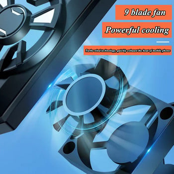 S1 Κινητό Τηλέφωνο Φορητό Universal Cooling Fan Turbo Hurricane Game Cooler Κινητό τηλέφωνο Cool Heat Sink για iPhone/Xiaomi Καλοριφέρ