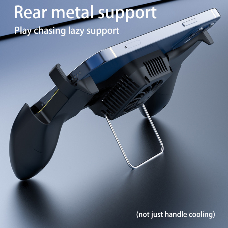 Game Trigger kényelmes fogantyú félvezető mobiltelefon hűtő Univerzális játékvezérlő vezérlő mobil radiátor hűtő Hordozható