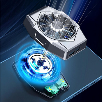 Охлаждащ вентилатор Универсален мобилен телефон USB система за охлаждане на игри Охлаждащ вентилатор Държач за геймпад Стойка Радиатор за iphone Xiaomi Huawei