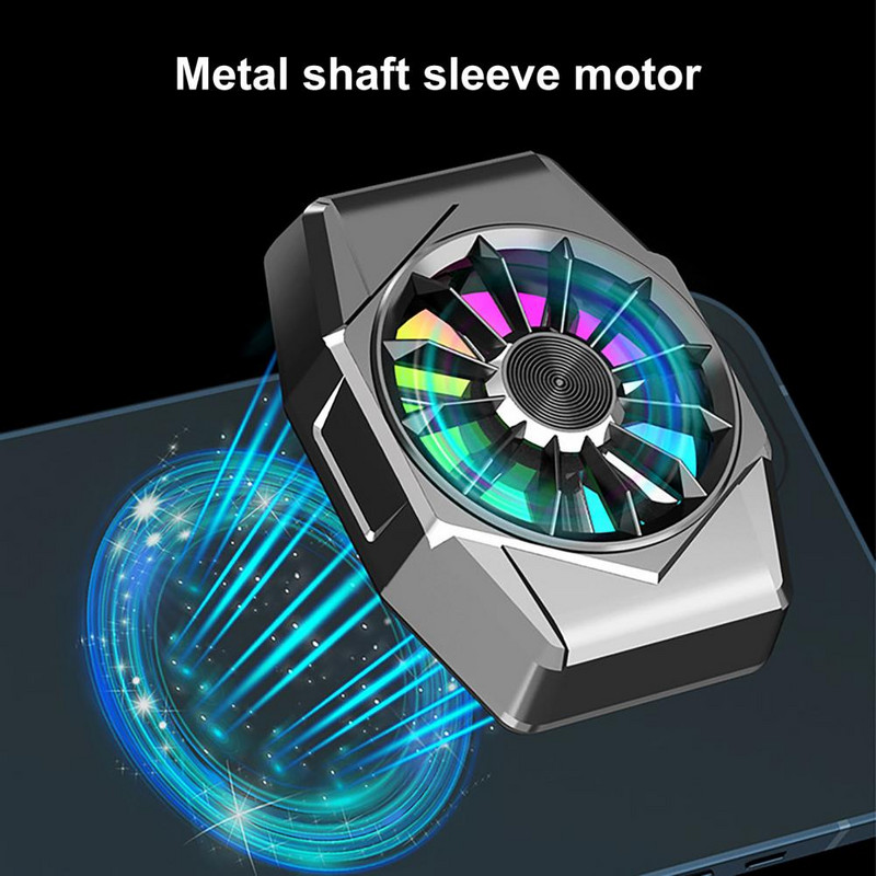 Hűtőventilátor Univerzális mobiltelefon USB játék hűtőrendszer Hűtőventilátor játékpad tartó állvány radiátor iphone Xiaomi Huaweihez