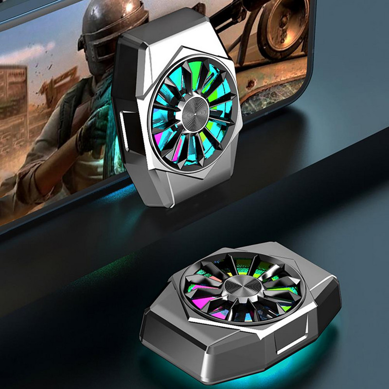 Hűtőventilátor Univerzális mobiltelefon USB játék hűtőrendszer Hűtőventilátor játékpad tartó állvány radiátor iphone Xiaomi Huaweihez