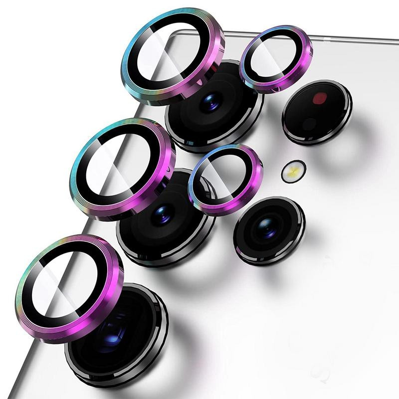 Mobiltelefon tartozékok 9H edzett üveg 3D kamera lencsevédő SamsungGalaxy S23 Ultra kameralencse üveg telefonhoz