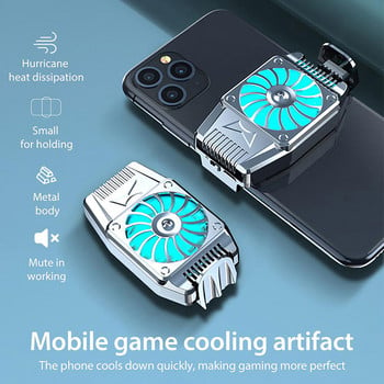 Καλοριφέρ κινητού τηλεφώνου USB Game Cooler System Cooling Fan Gamepad για Iphone Xiaomi Black Shark 3 Huawei Samsung με μπαταρία Νέο