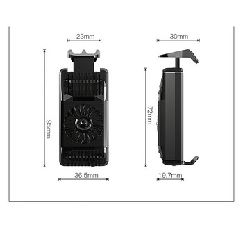 Καλοριφέρ κινητού τηλεφώνου USB Game Cooler System Cooling Fan Gamepad για Iphone Xiaomi Black Shark 3 Huawei Samsung με μπαταρία Νέο